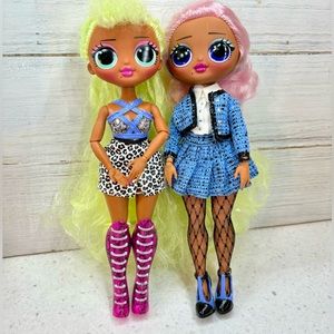 LOL OMG Surprise Dolls Uptown Girl & LOL OMG Lady Diva Fashion Doll MGA